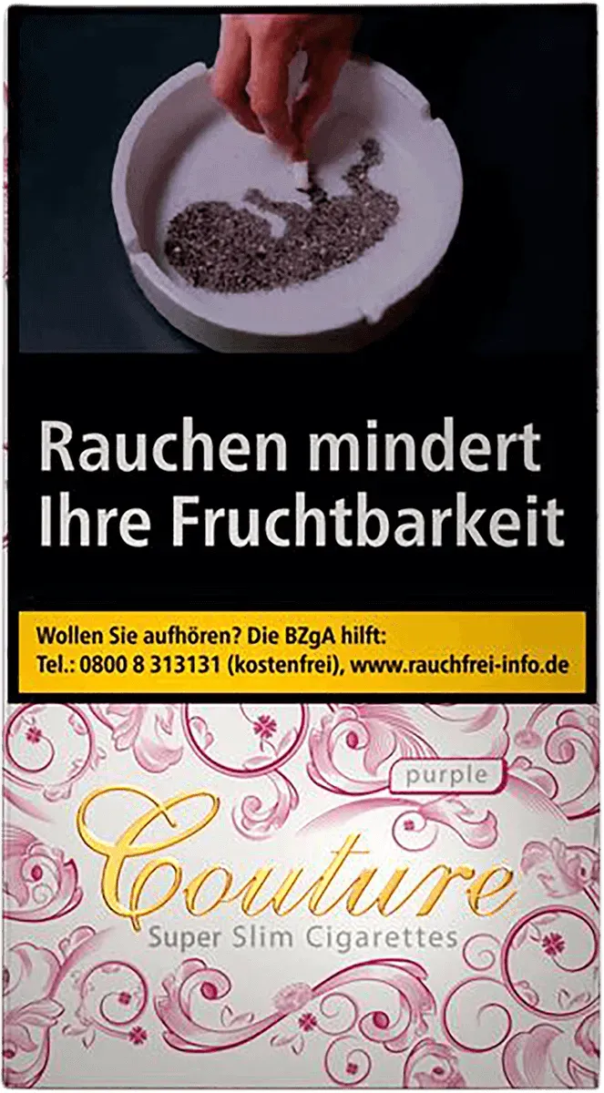 Couture Purple Packung von vorne