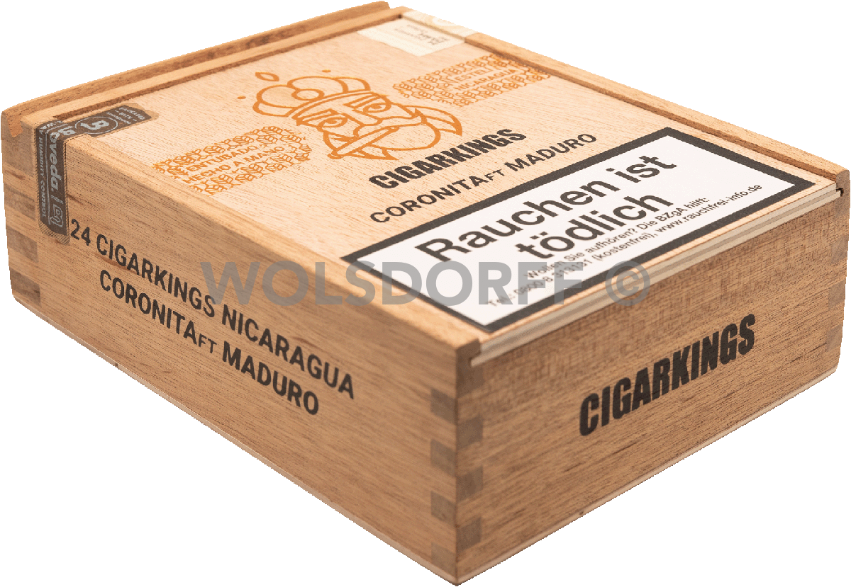 CigarKings Coronita FT Maduro - Kiste seitlich geschlossen