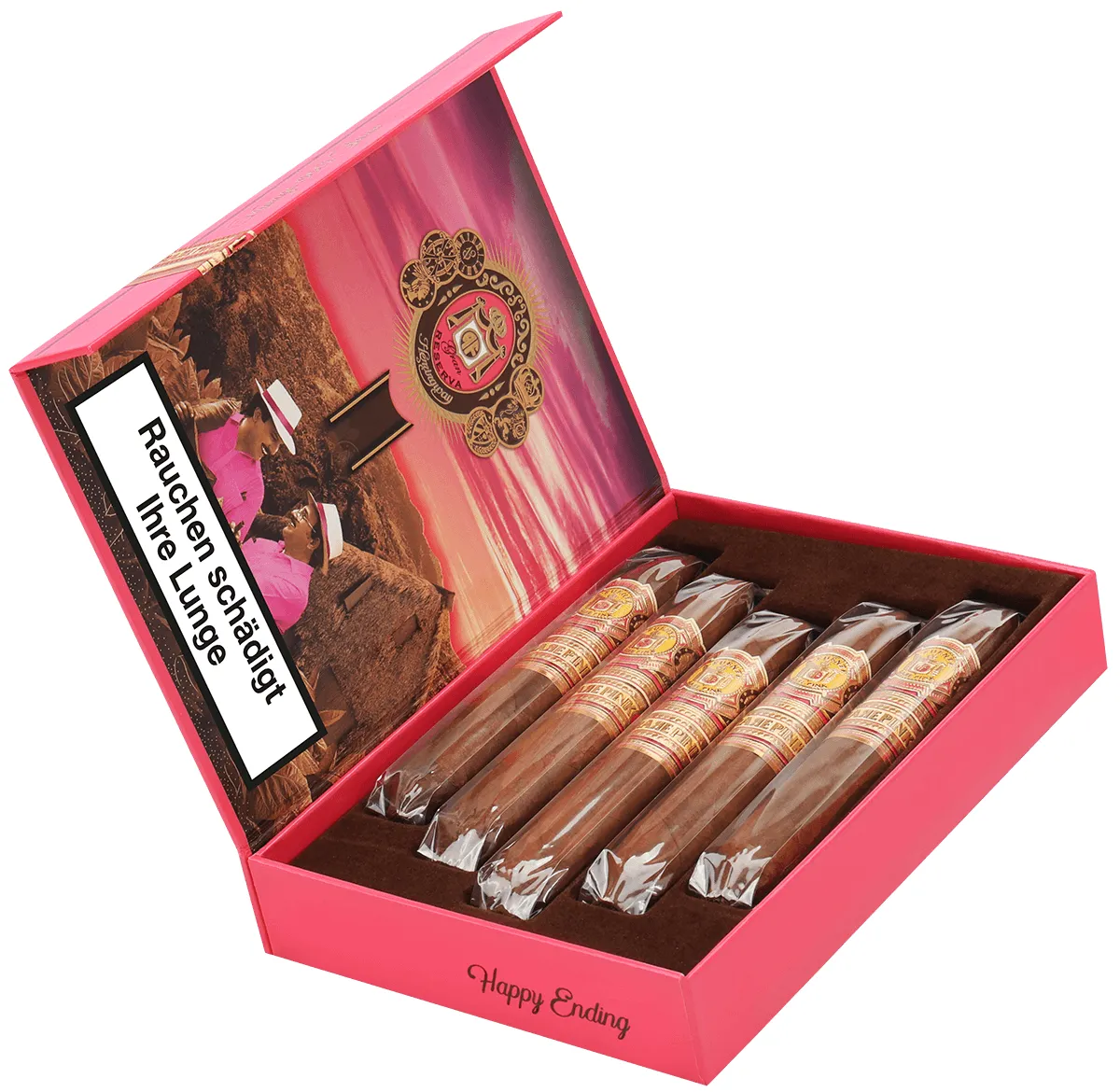 Arturo Fuente Rare Pink Happy Ending Kiste offen