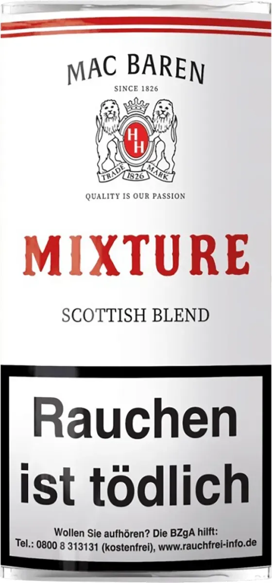 Mac Baren Mixture Scottish Blend Pfeifentabak 50g Packung, Vorderseite