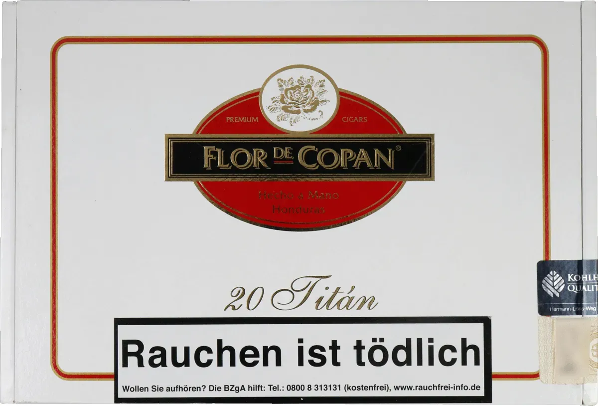 Flor de Copán Classic Titán Oberseite