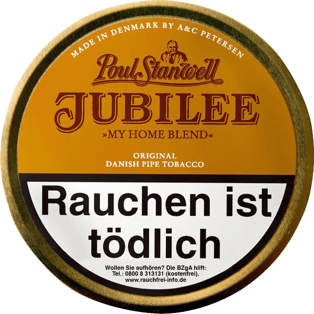 Stanwell Jubilee Deckel Dose von oben