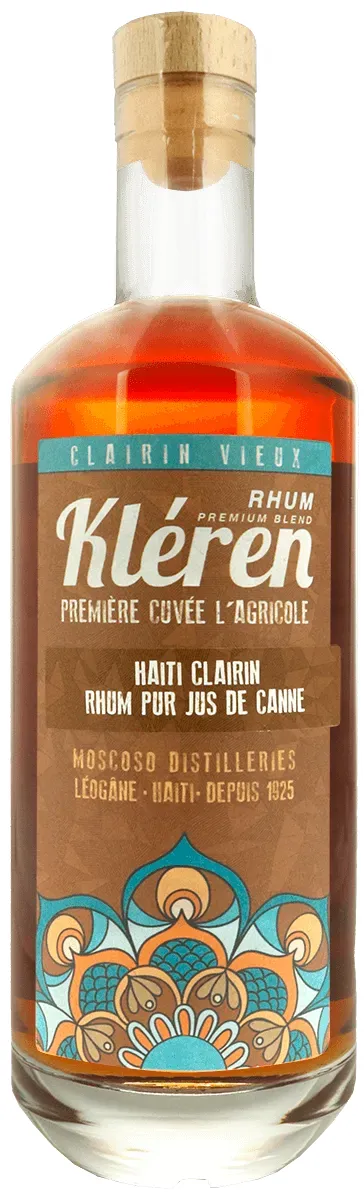 Kleren Rhum Flasche Vorderseite