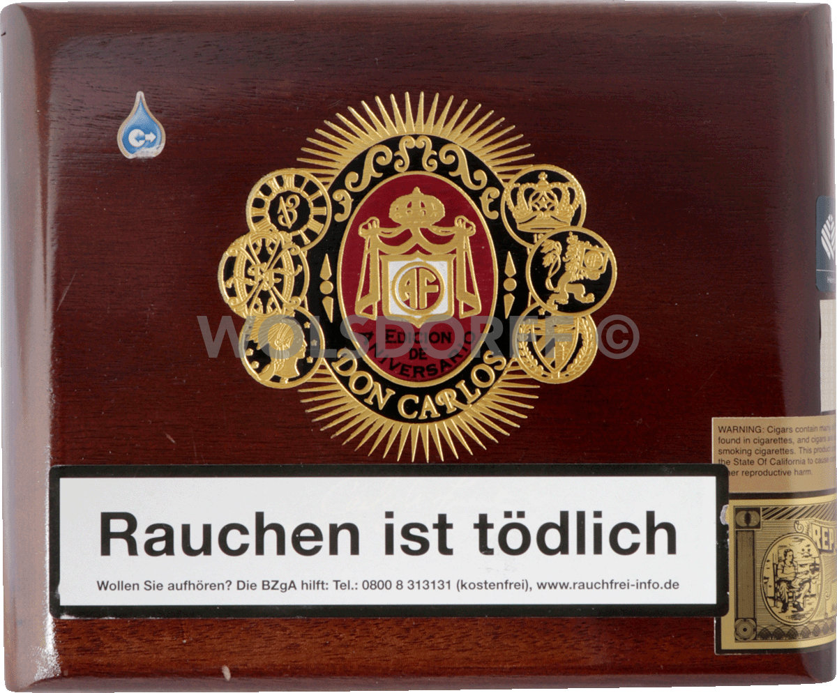 Arturo Fuente Don Carlos - Kiste vorne geschlossen