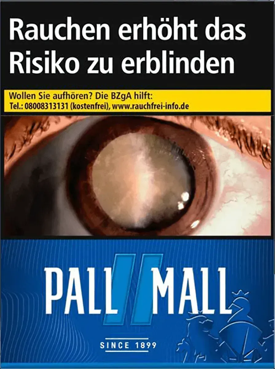Pall Mall Blue Giga Packung von vorne