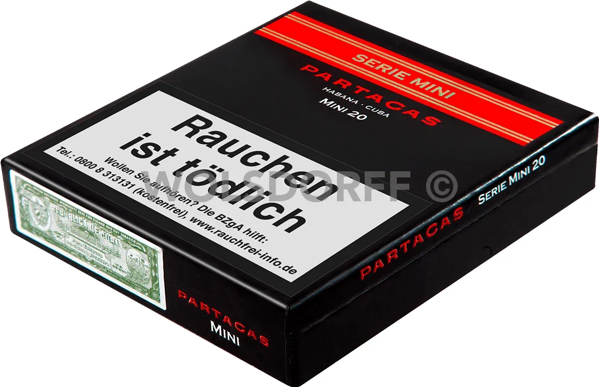 Partagas Mini Schachtel liegend