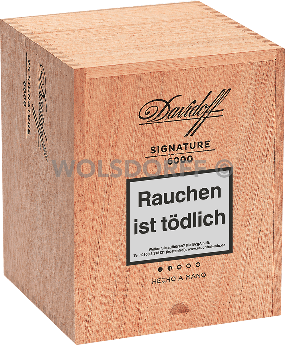 Davidoff Signature 6000 - Kiste seitlich geschlossen