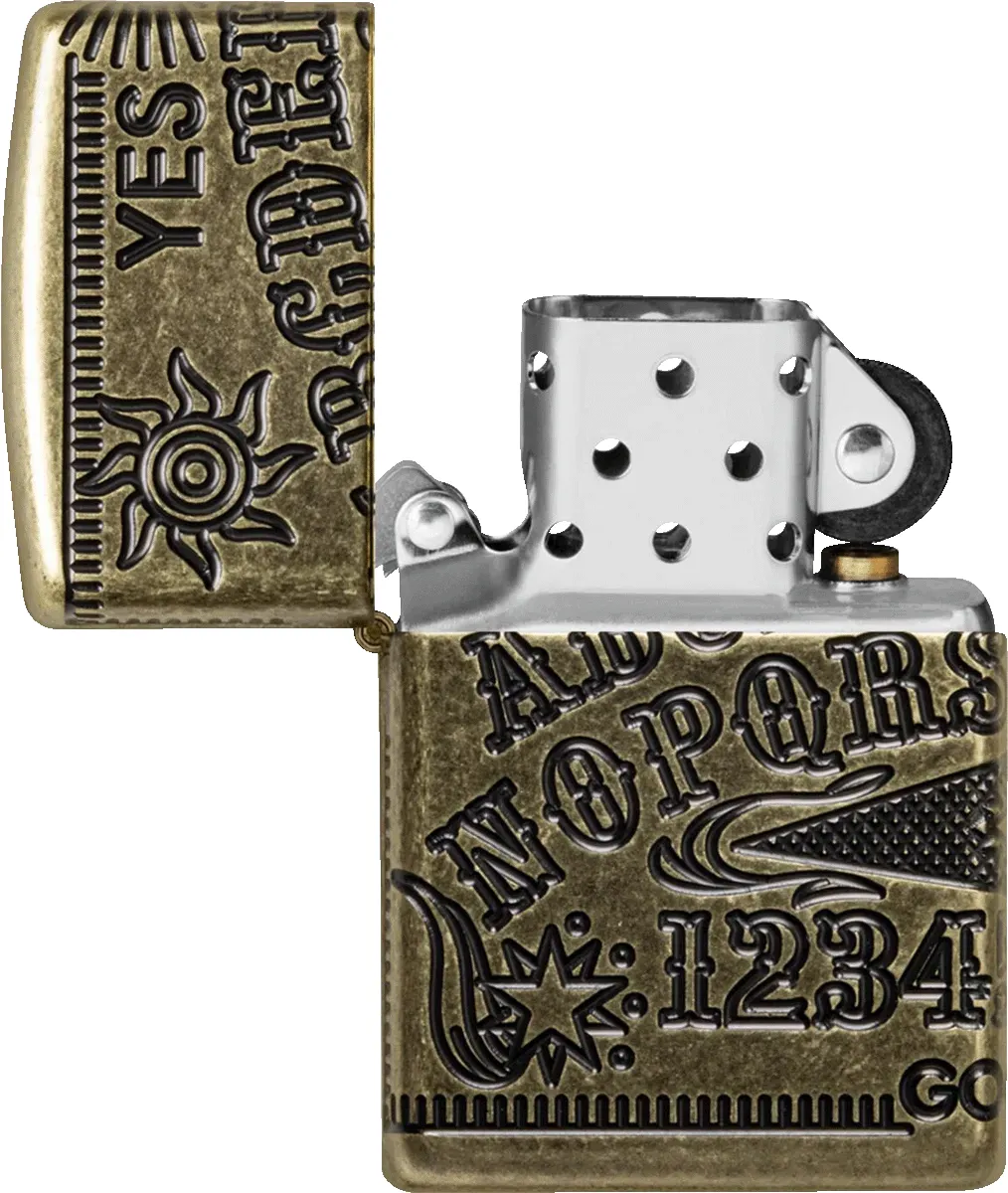Zippo Ouija offen