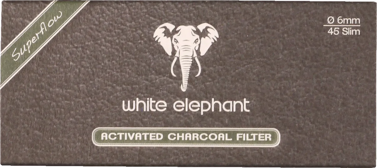 White Elephant Aktivkohlefilter Vorderansicht