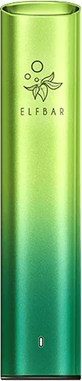 Elfbar Mate500 Akkuträger Aurora Green stehend von vorne