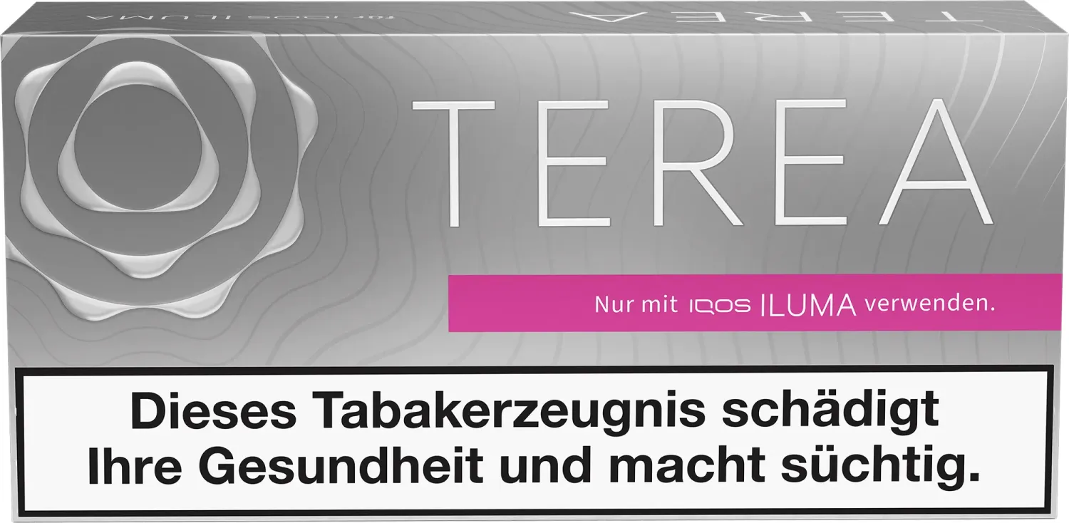 IQOS TEREA Silver Stange von vorne