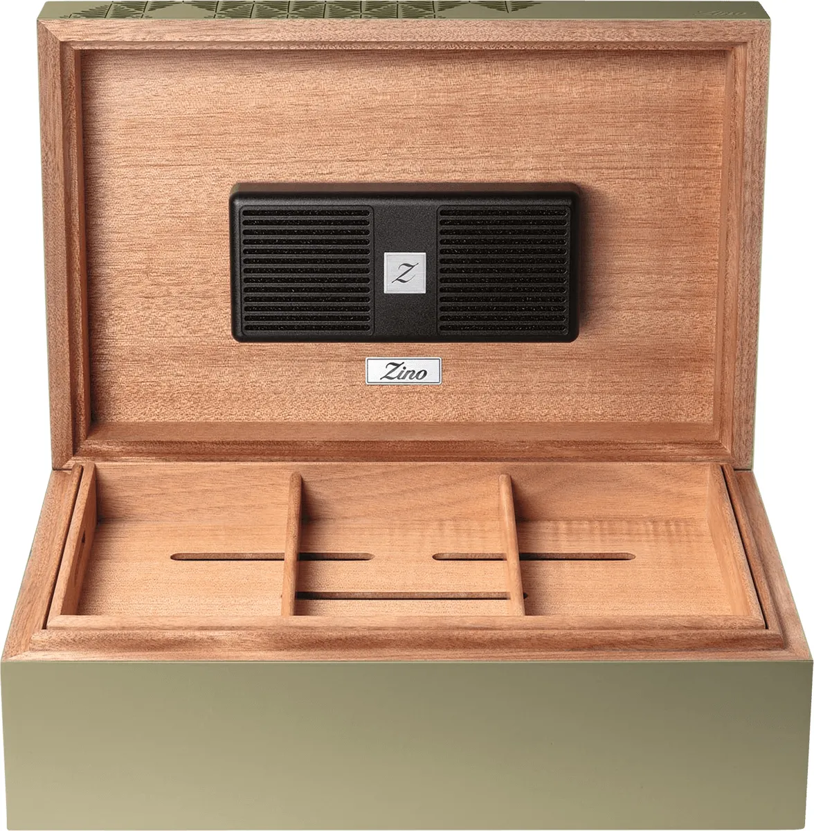 Zino Z-Collection Green Humidor Z80 offen von vorne