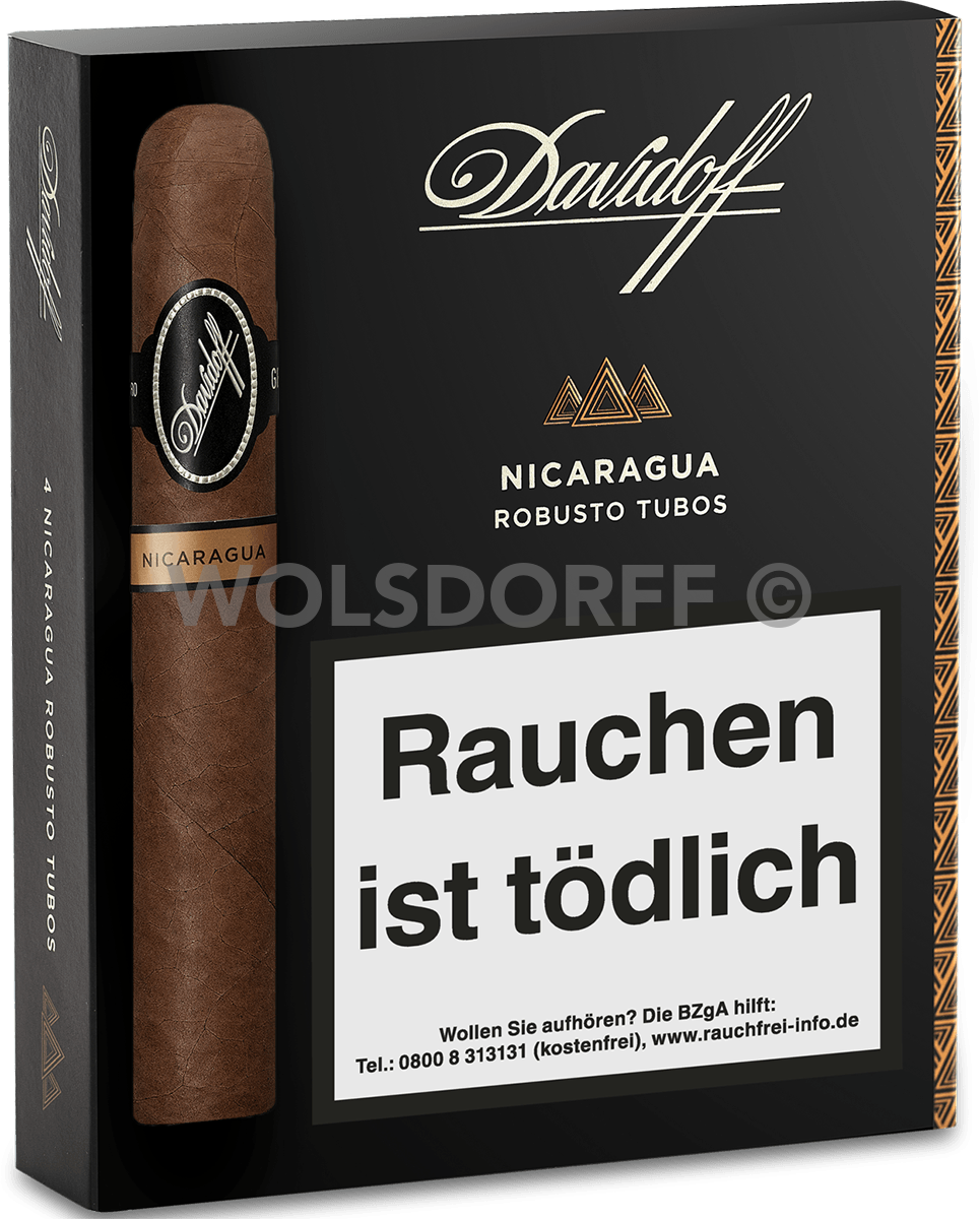 Davidoff Nicaragua Robusto - Kiste seitlich geschlossen