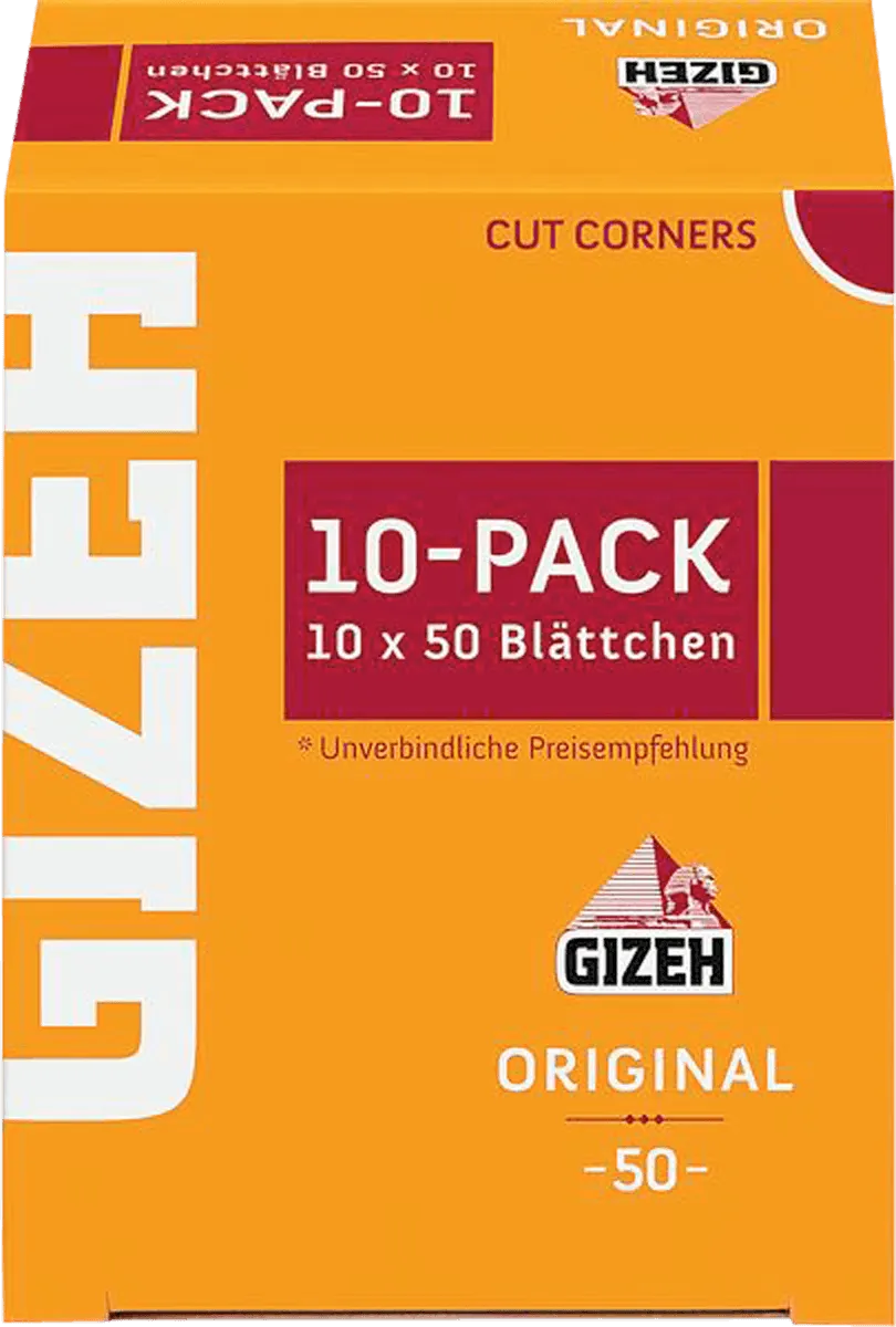 Gizeh 10er Packung Frontansicht