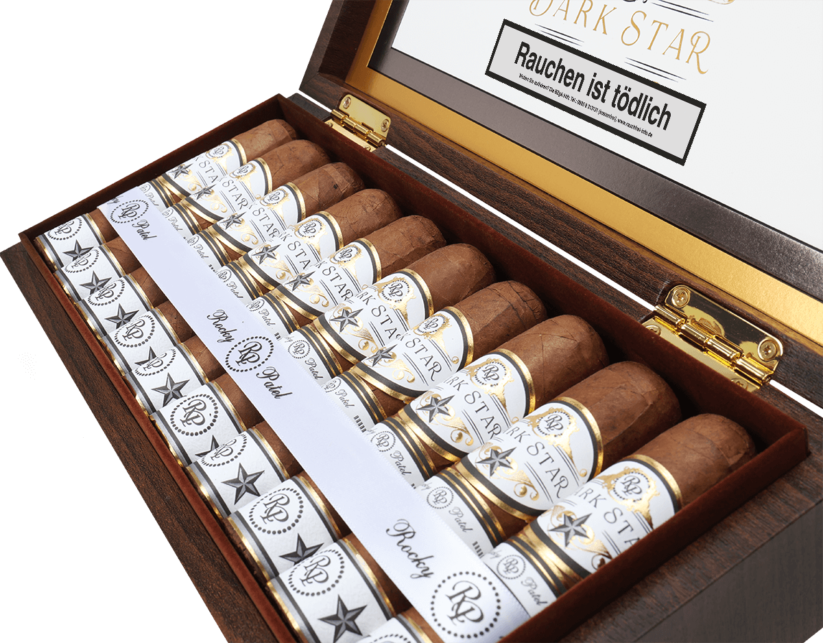 Rocky Patel Dark Star - Kiste seitlich geöffnet