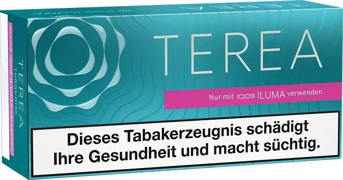 IQOS Terea Turquois Bundle Vorderseite von links