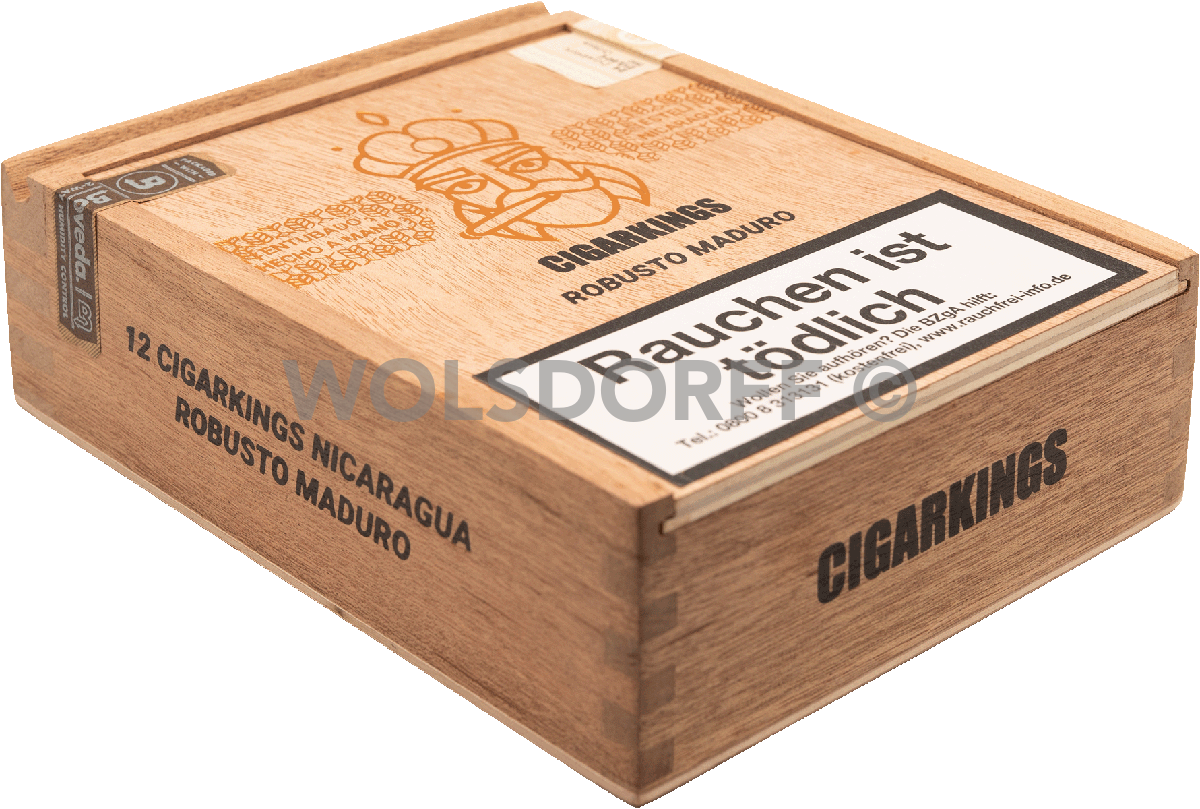 CigarKings Robusto Maduro - Kiste seitlich geschlossen