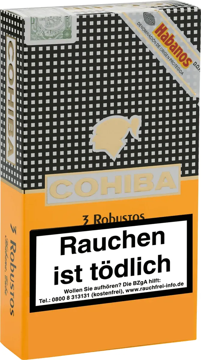 Cohiba Robusto Etui stehend