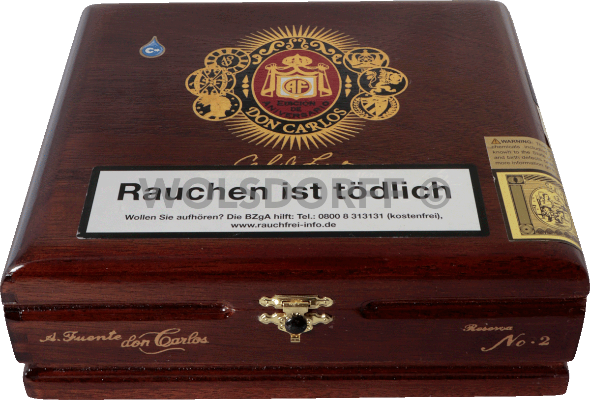 Arturo Fuente Don Carlos No. 2 - Kiste vorne geschlossen