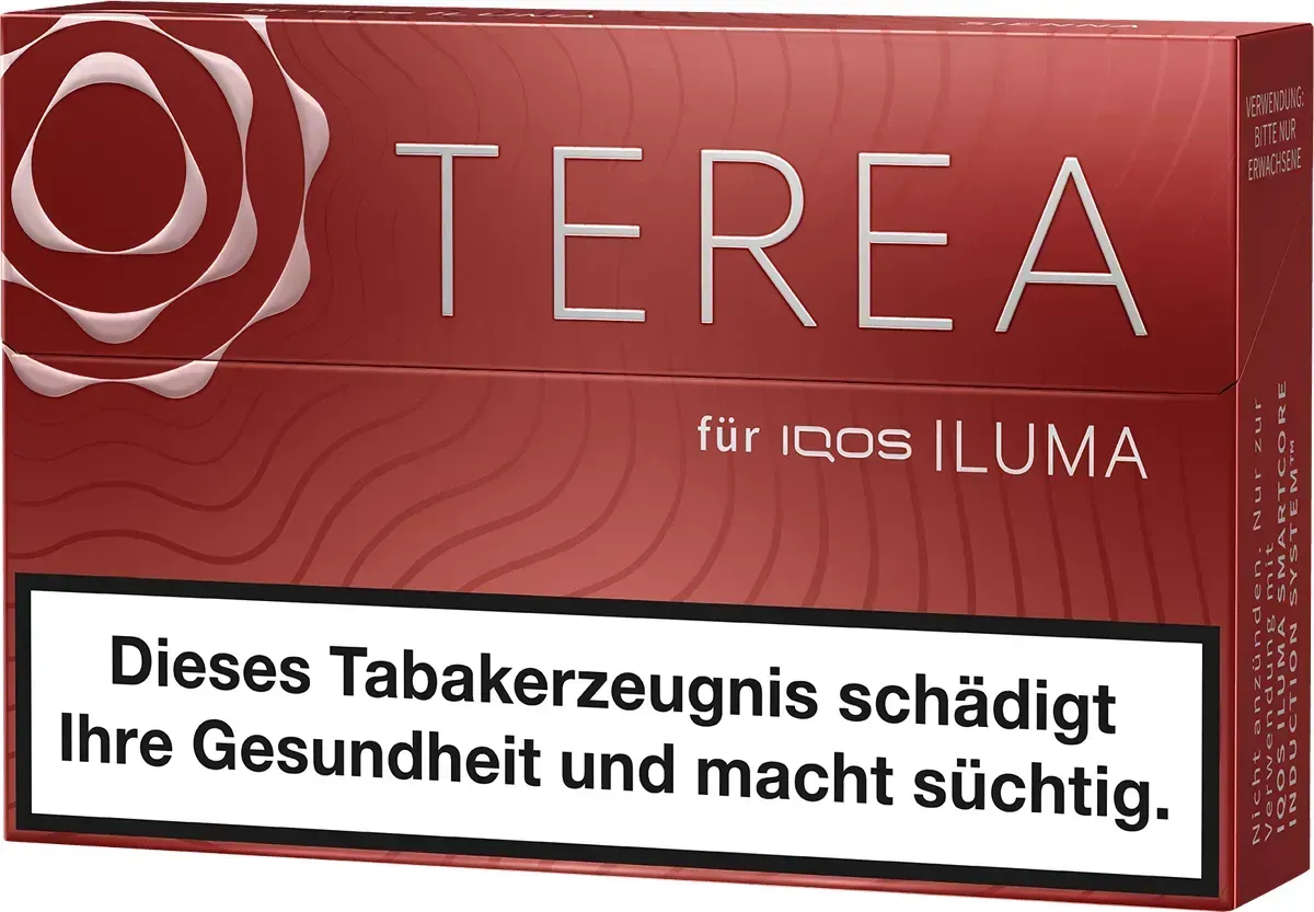 IQOS Terea Sienna Vorderseite von rechts