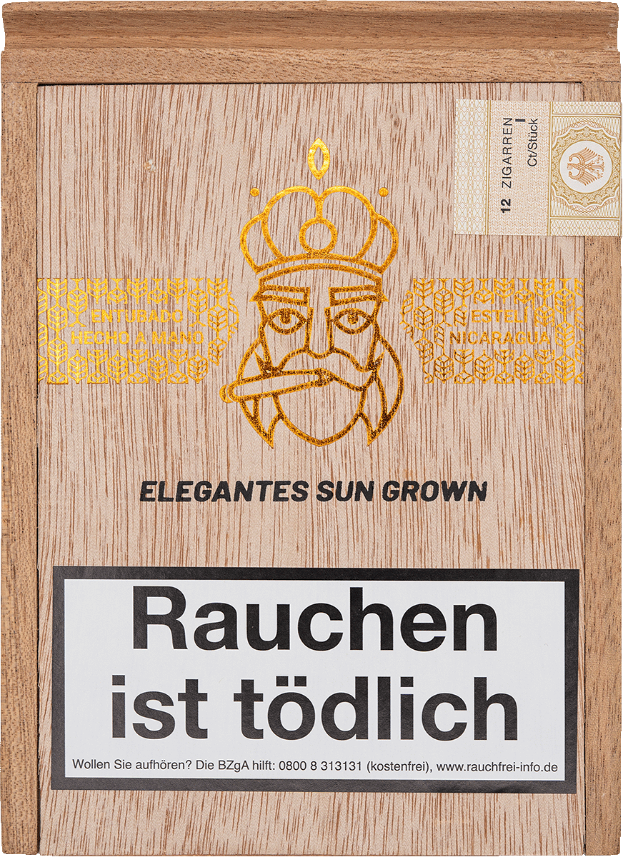 CigarKings Elegantes Sun Grown - Kiste vorne geschlossen