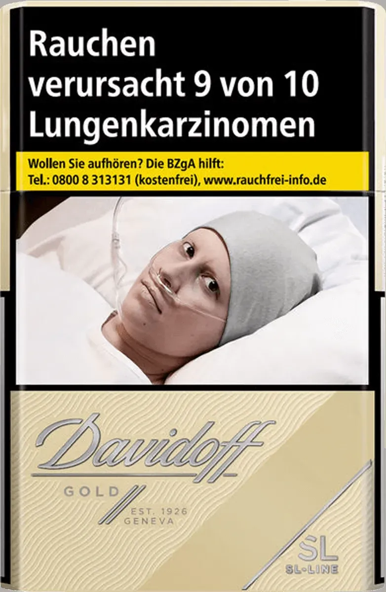Davidoff Gold SL-Line Packung von vorne