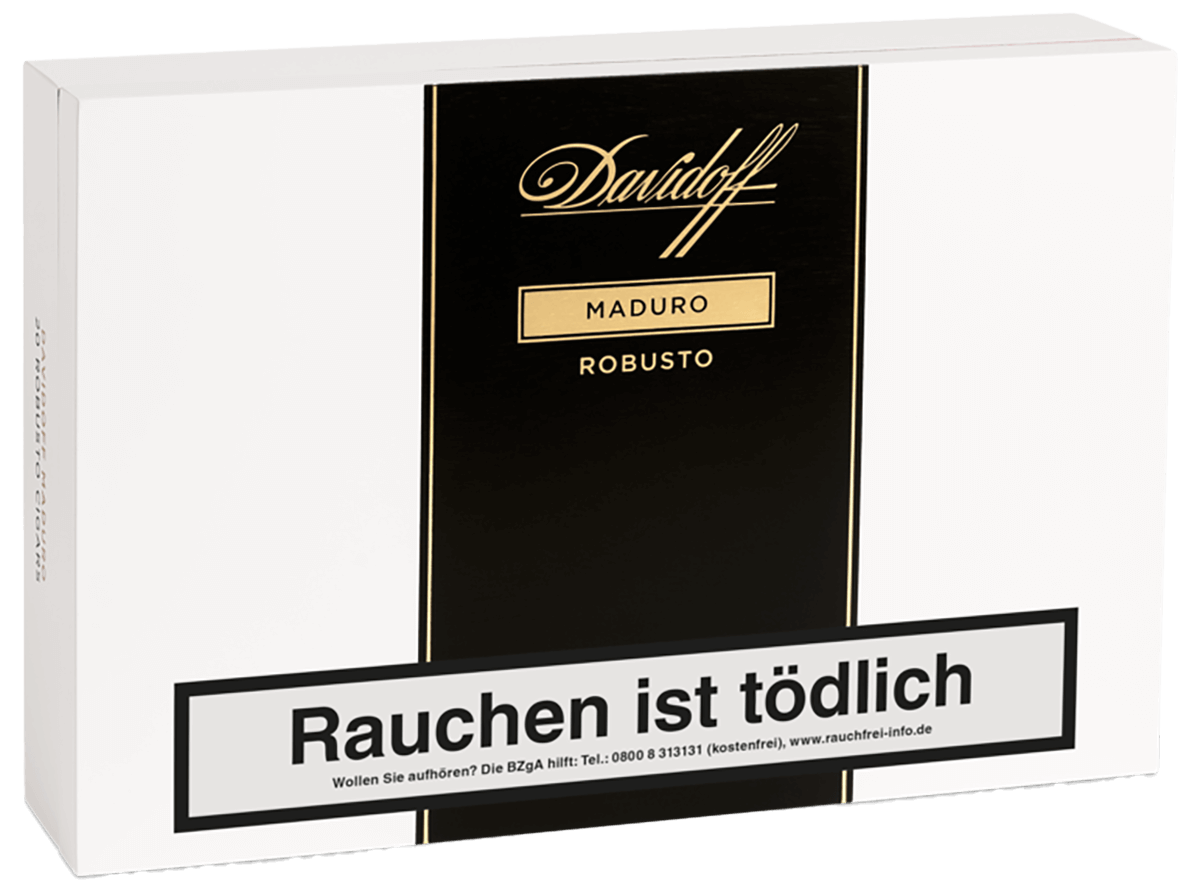 Davidoff Maduro Robusto - Kiste vorne geschlossen