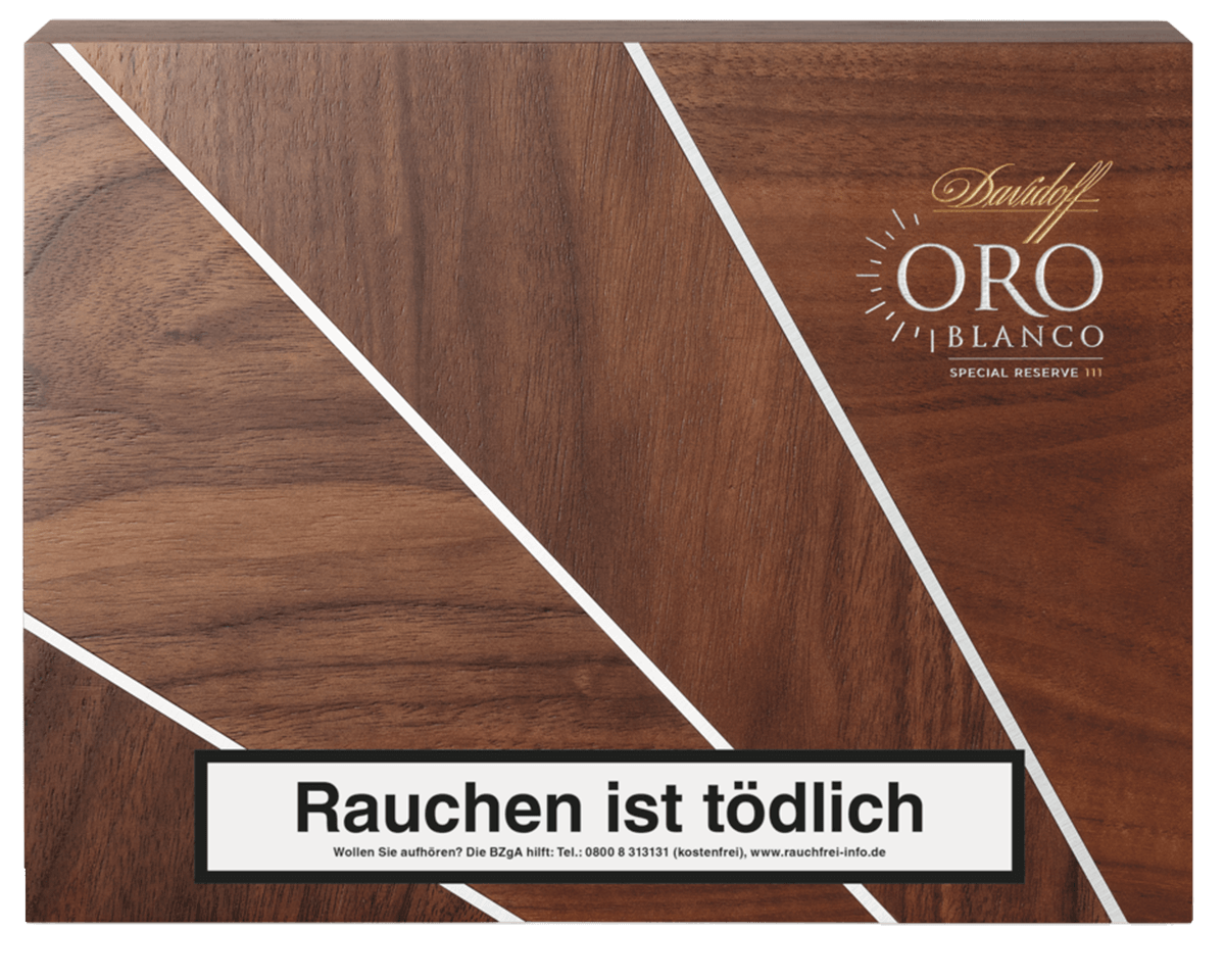 Davidoff Oro Blanco Special Reserve - Kiste vorne geschlossen