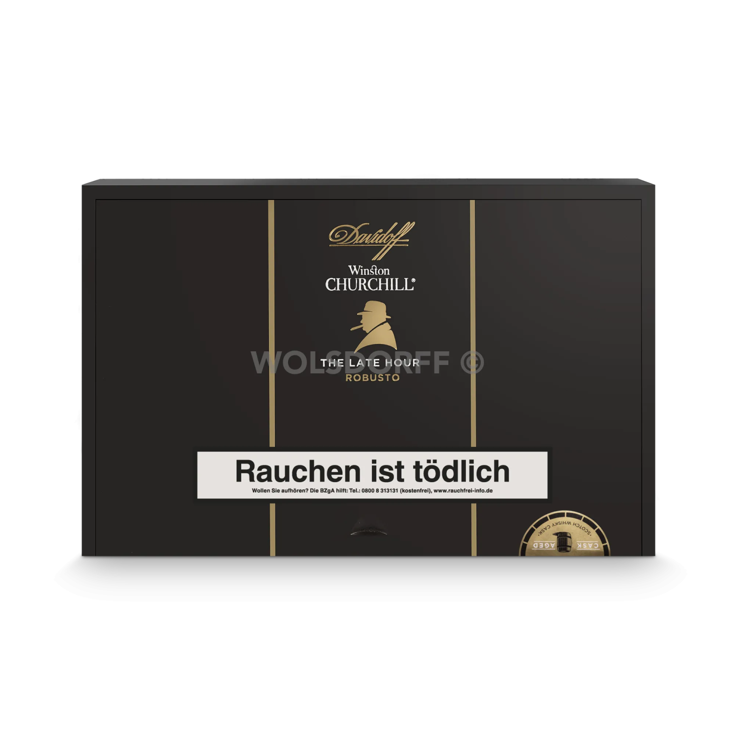 Davidoff Late Hour Robusto Kiste Oberseite