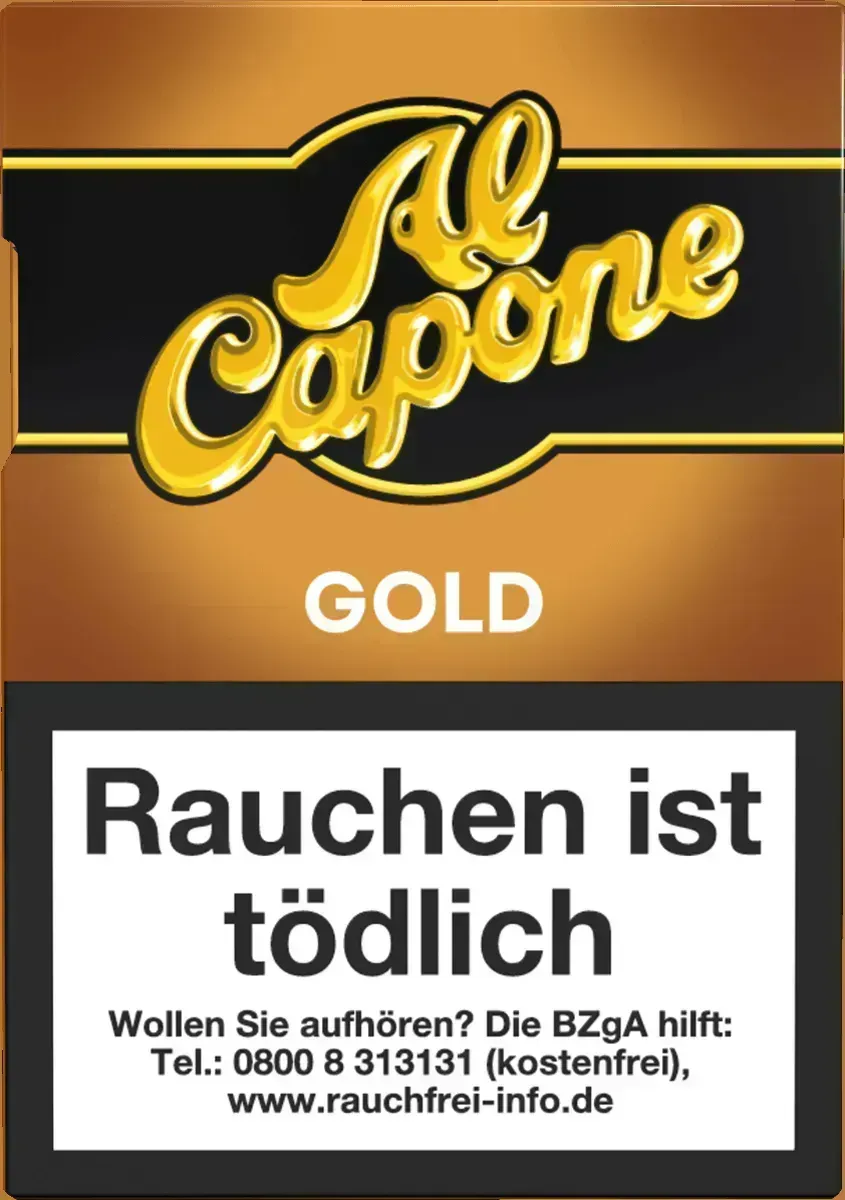 Al Capone Gold Filter Packung Vorderseite