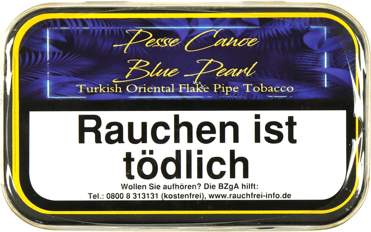 Pesse Canoe Blue Pearl Flake Dose Vorderseite
