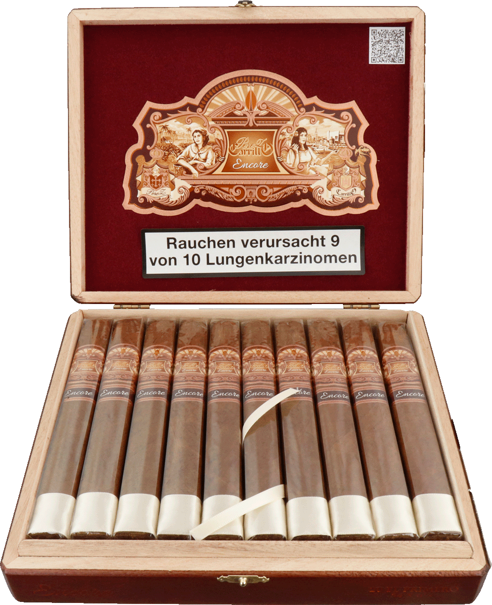 E.P. Carrillo Encore El Primero - Kiste vorne geöffnet