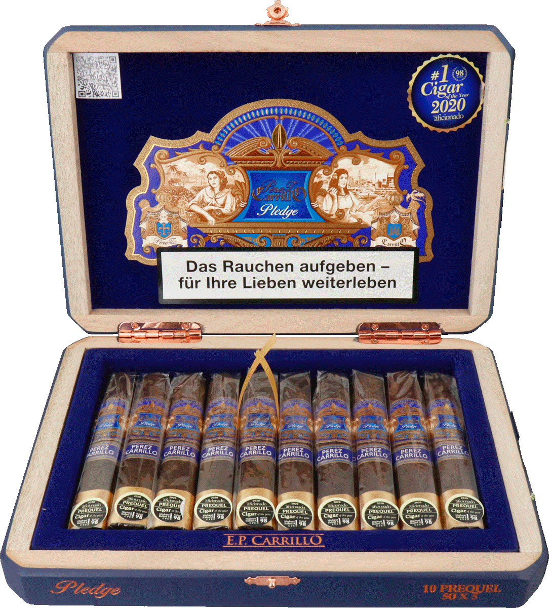 E.P. Carrillo Pledge Prequel - Kiste vorne geöffnet