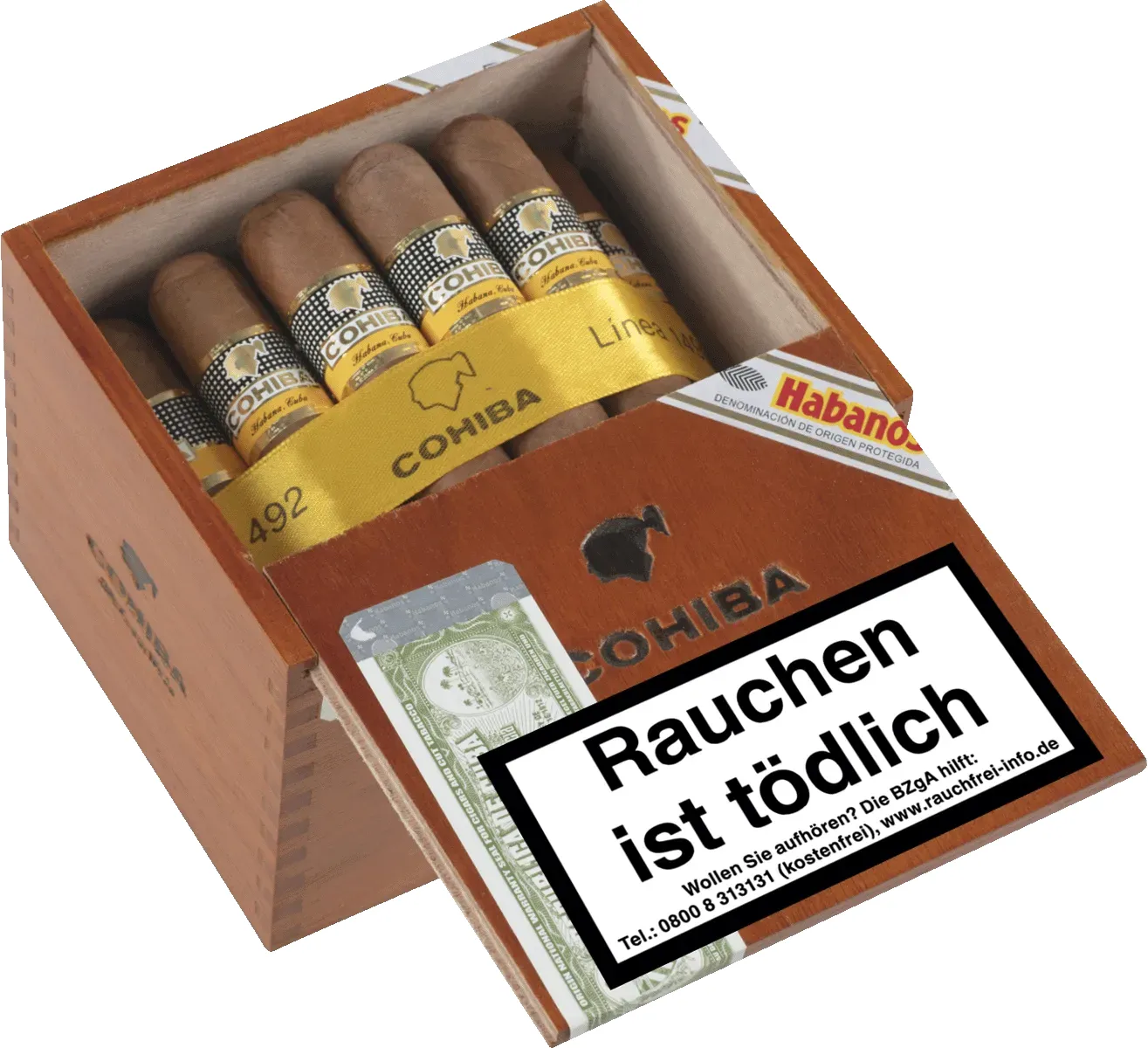 Cohiba medio Siglo Kiste offen