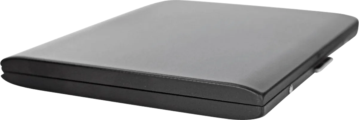 Pearl Zigarettenetui schwarz geschlossen liegend