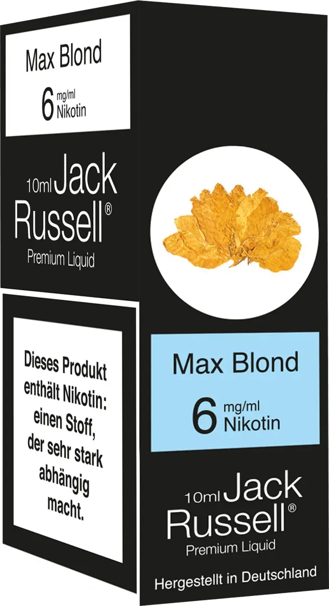 Jack Russell Liquid Max Blond 6mg Verpackung