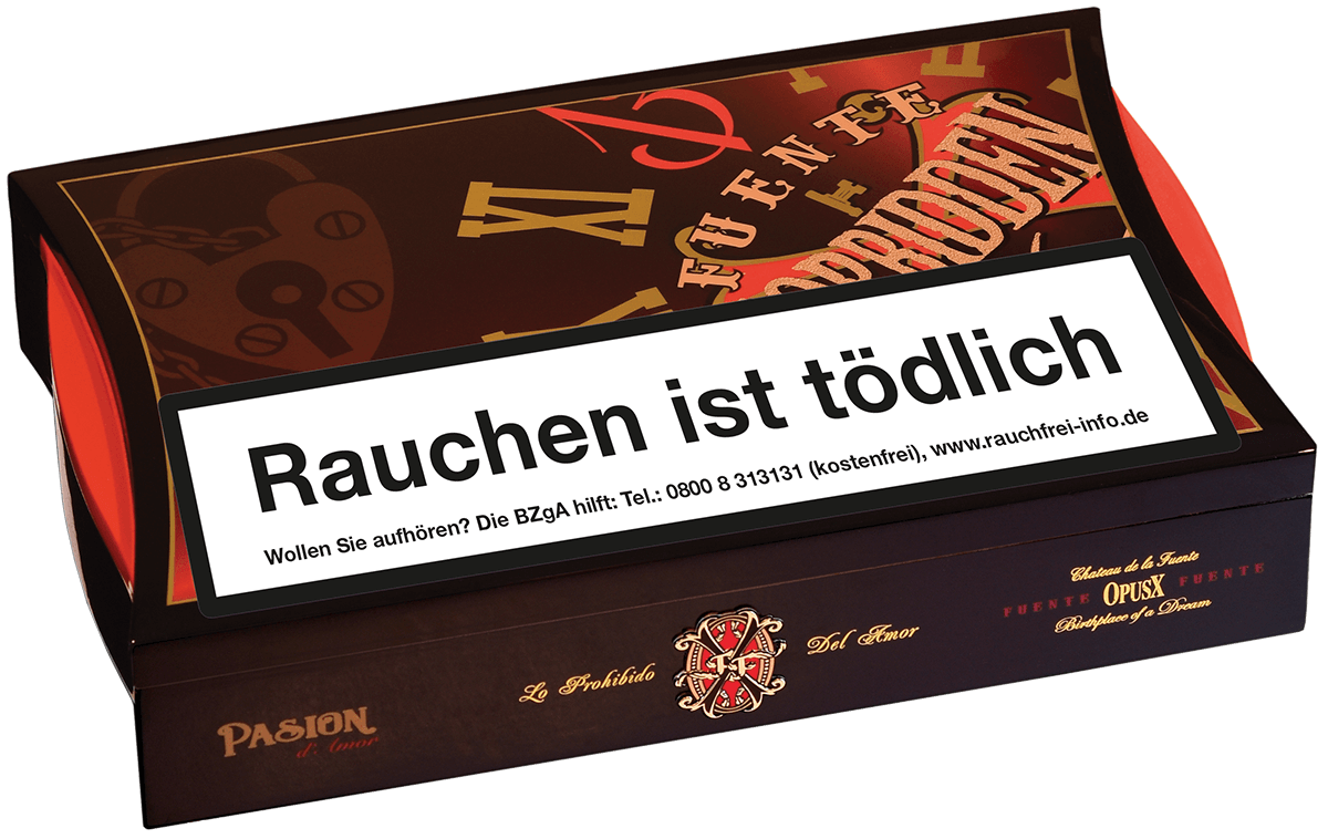 Arturo Fuente Opus X Forbidden - Kiste seitlich geschlossen