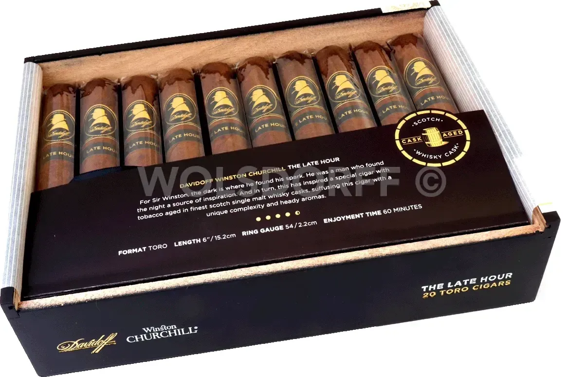 Late Hour Churchill Toro Kiste offen