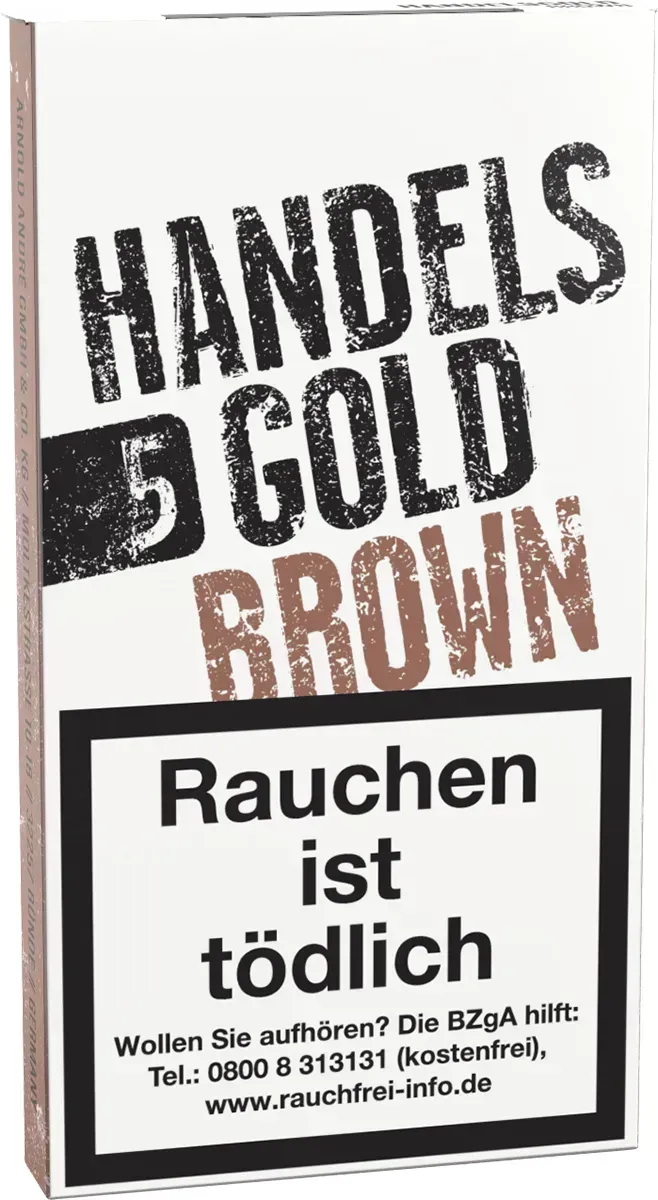 Handelsgold Brown Schachtel Seite