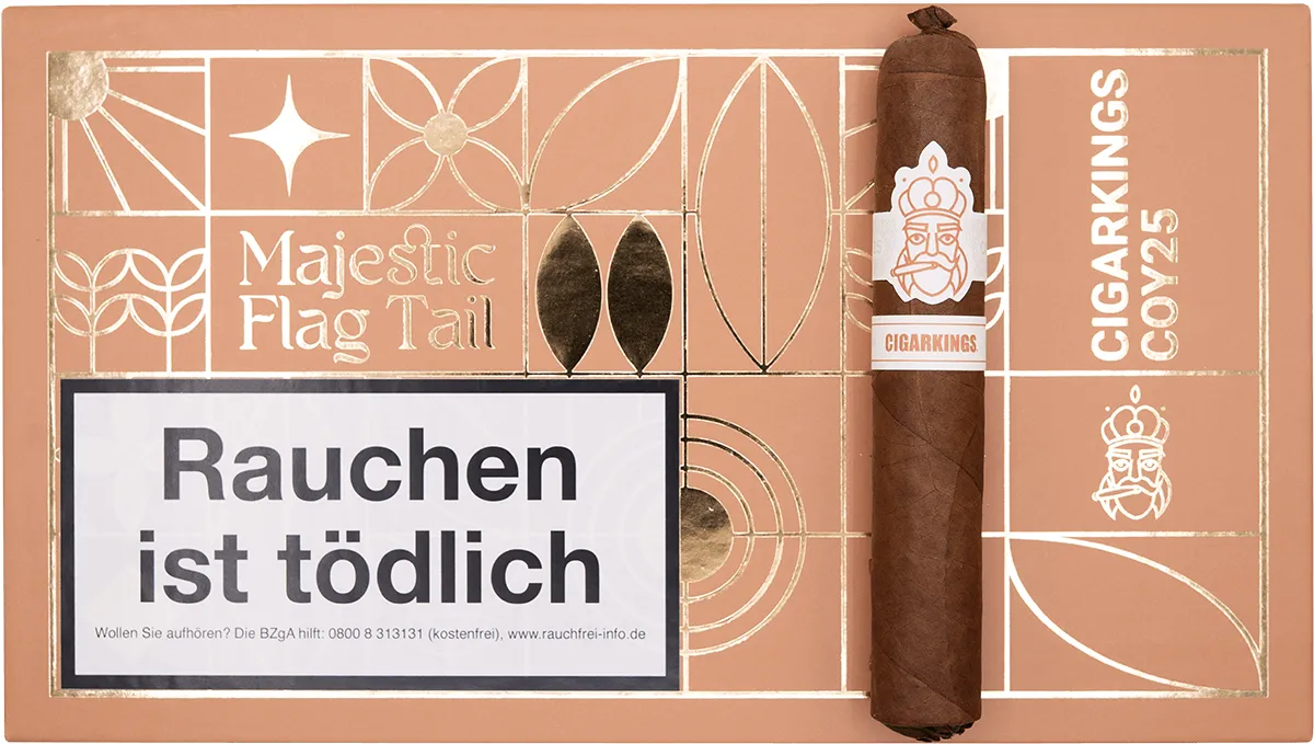 Cigarking COY 25 Kiste mit Zigarre