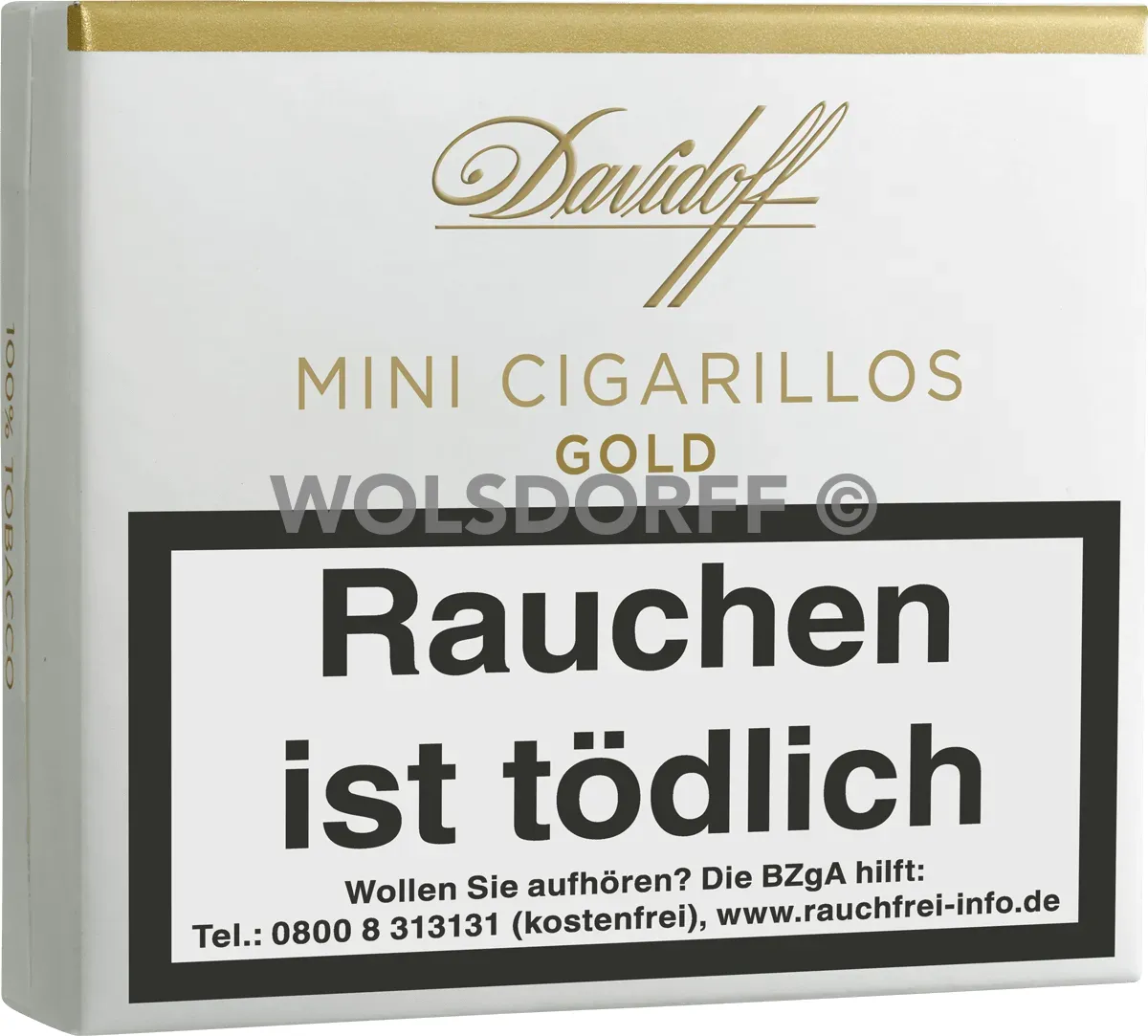 Davidoff Mini Cigarillos Gold Schachtel stehend