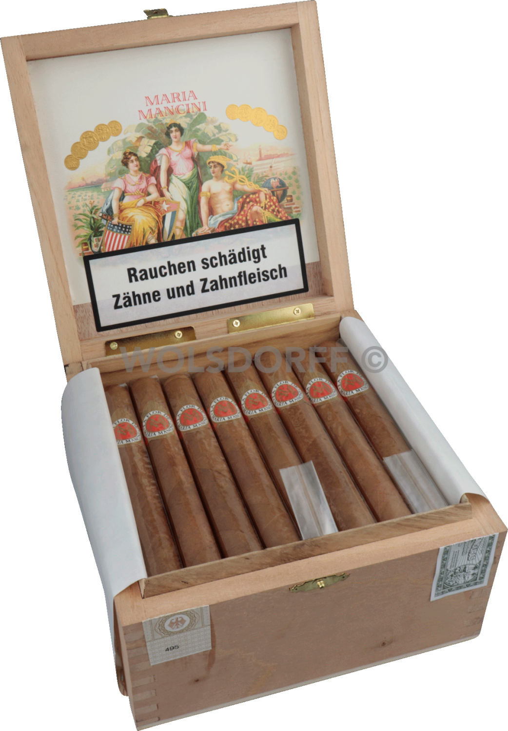 Maria Mancini Corona Classico - Kiste seitlich geöffnet