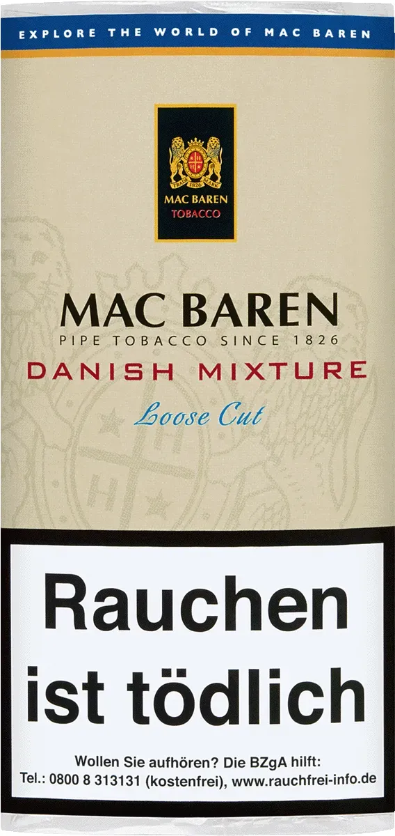 Mac Baren Danish Mixture Beutel Vorderseite