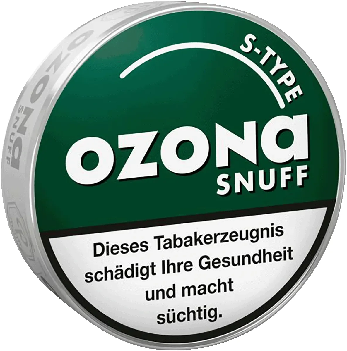 Ozona S-Type Snuff Dose stehend schräg von vorne