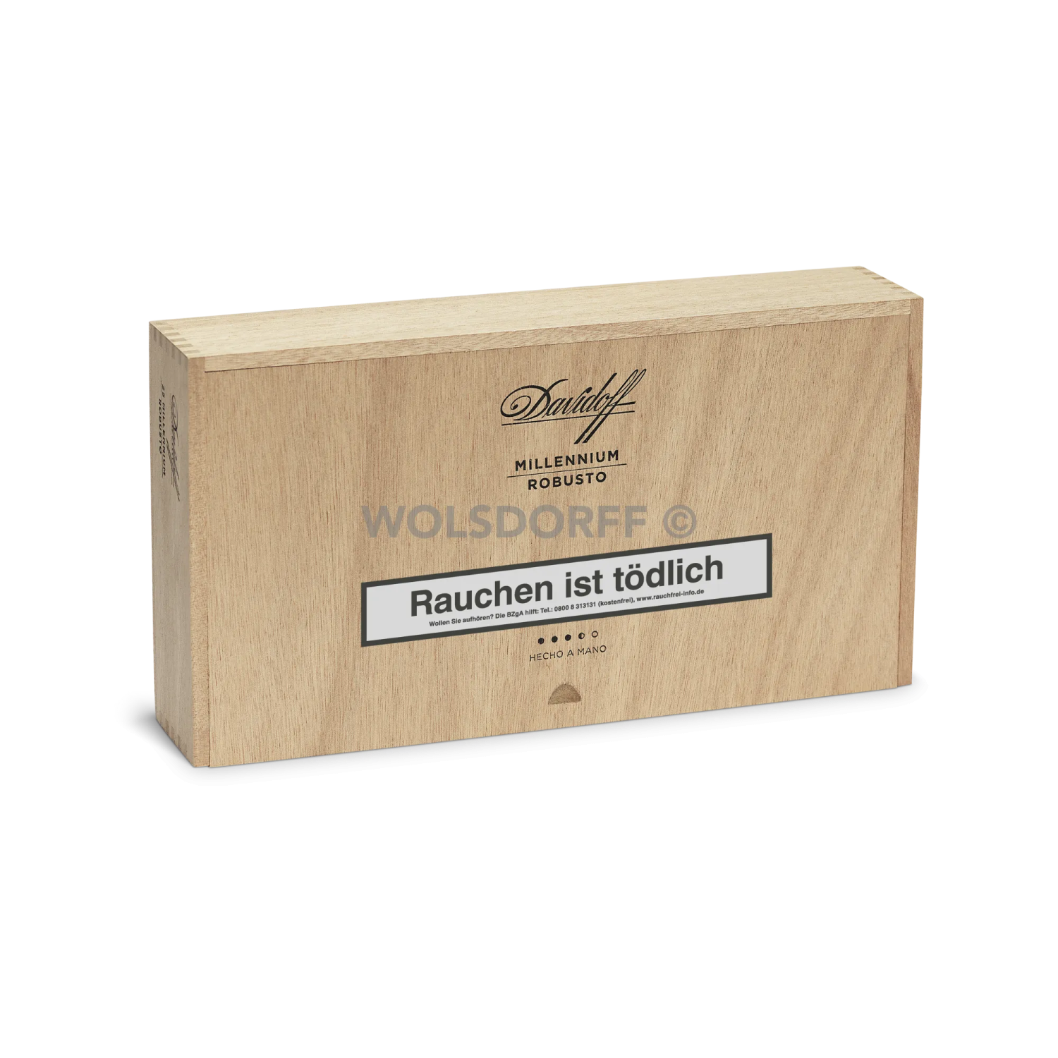 Davidoff Milennium Robusto Kiste stehend