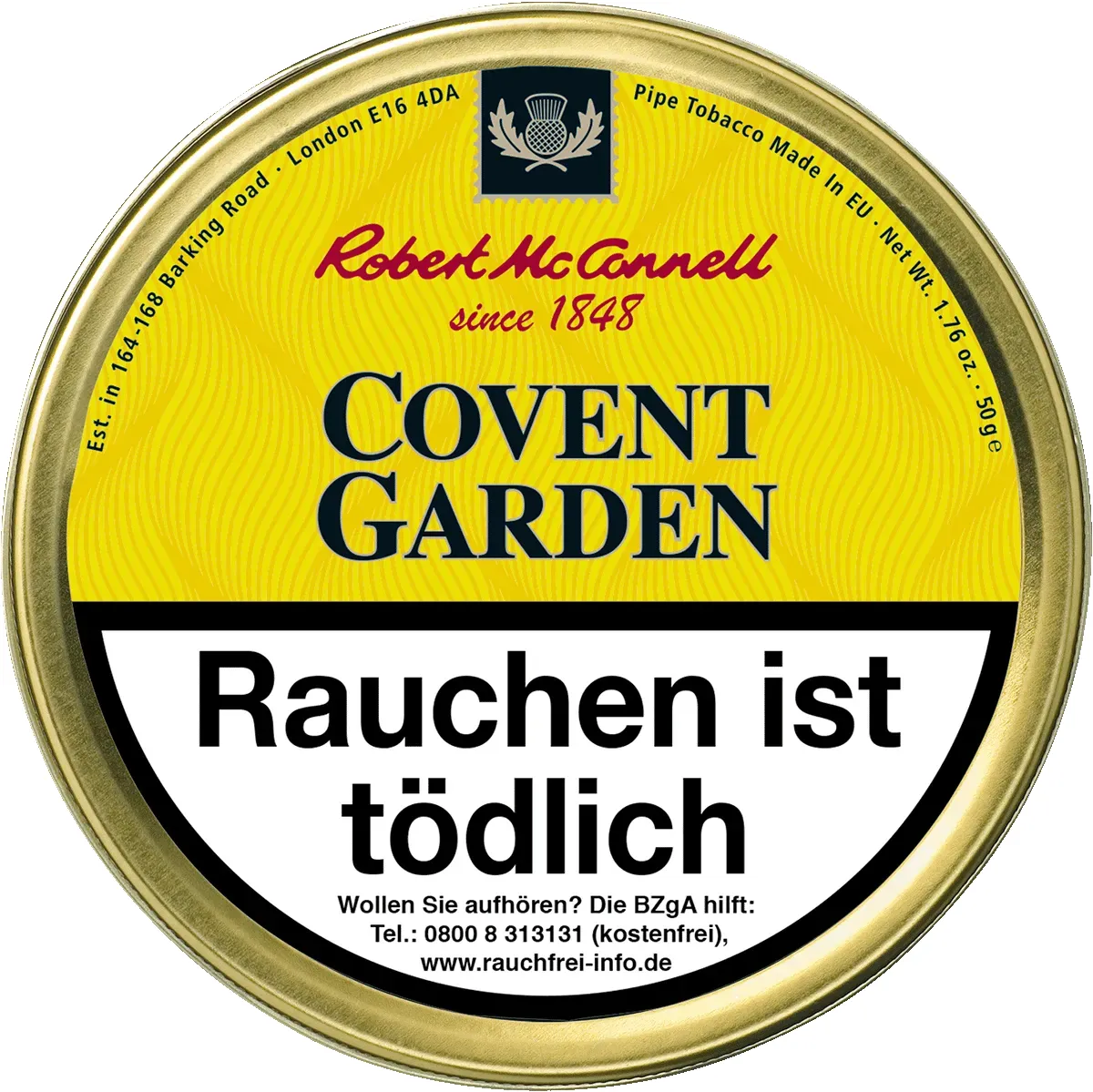 Robert McConnell Heritage Covent Garden Dose Deckel von oben