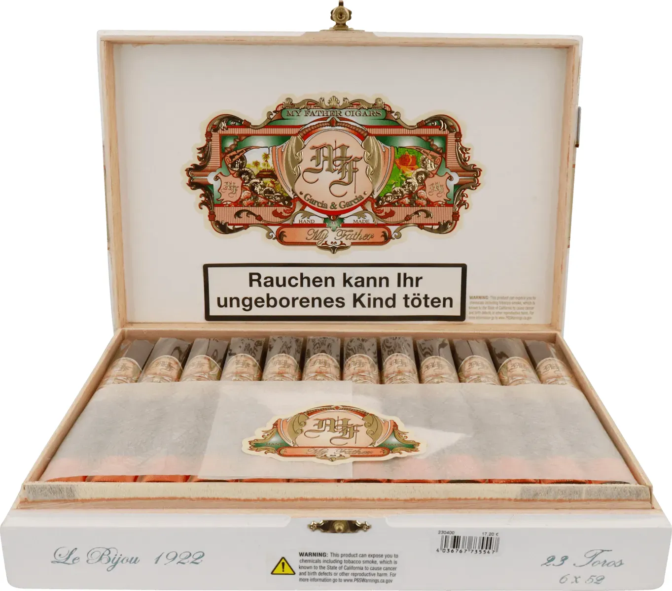 My Father Le Bijou 1922 Toro - Kiste vorne geöffnet