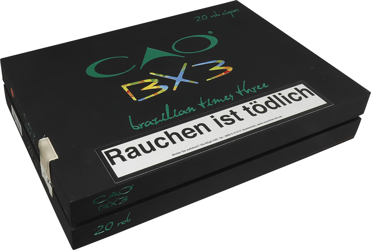 CAO BX3 Robusto - Kiste seitlich geschlossen