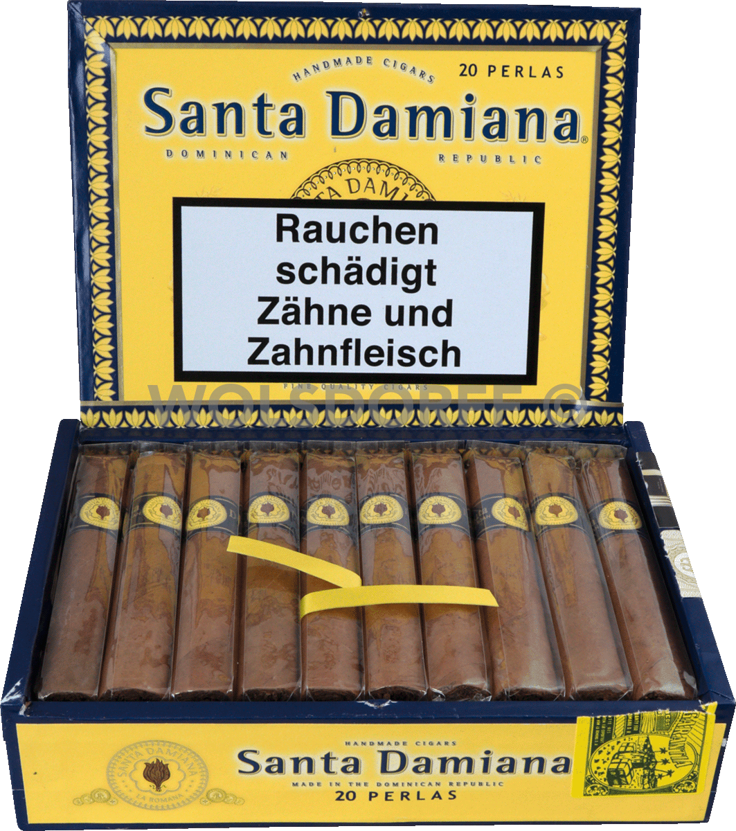 Santa Damiana Classic Perlas - Kiste vorne geöffnet