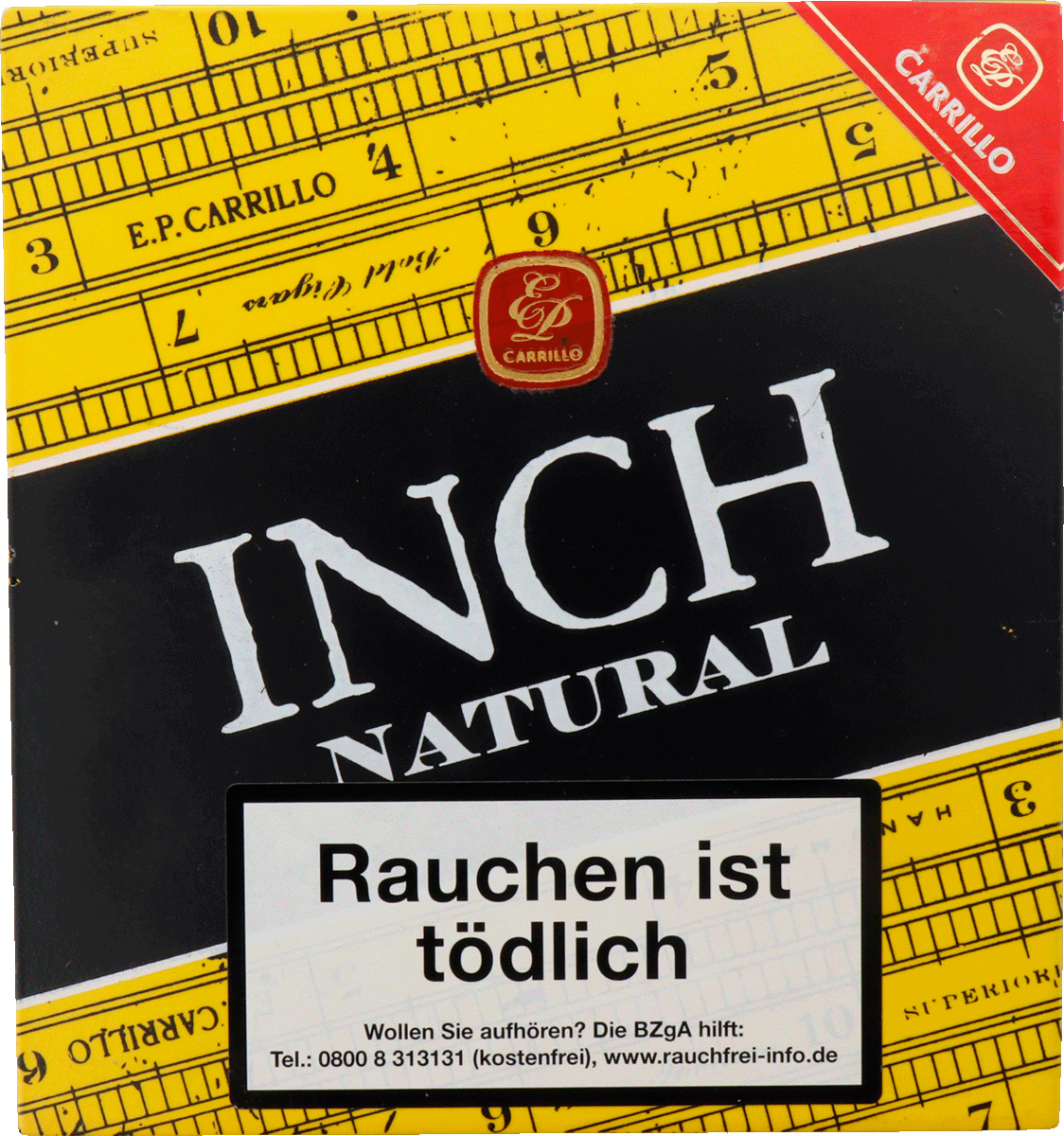E.P. Carrillo INCH Natural No. 60 - Kiste vorne geschlossen